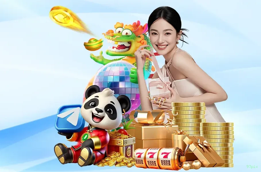 Imagem promocional da 97pix mostrando a plataforma e suas vantagens